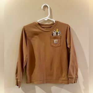 Toddler Carhartt Long Sleeve Pocket Shirt